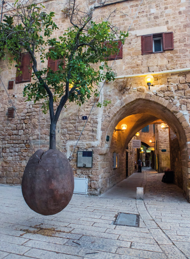 Orangenbaum Installation in Jaffa